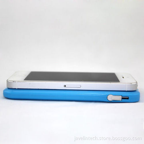 JP-S03 Li-polymer battery power bank with 4 LED power indicators and hidden inside cable